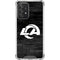 NFL Los Angeles Rams Black & White Galaxy A52 5G Clear Case